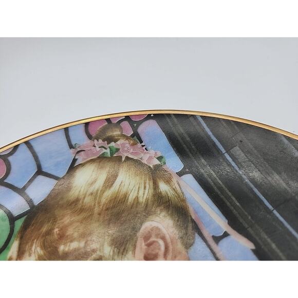 Bridesmaid Liz Moyes Magic Moments Of Childhood Danbury Mint Porcelain Vintage - Picture 4 of 8